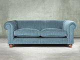Tillie Bigger 3 Seat Chesterfield Sofa In Atlantic Funky Cord