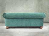 Tillie Bigger 3 Seat Chesterfield Sofa In Emerald Funky Cord