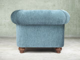 Tillie Chesterfield Chair In Atlantic Funky Cord