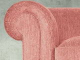 Tillie Chesterfield Chair In Coral Funky Cord