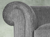 Tillie Chesterfield Chair In Slate Funky Cord