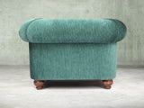 Tillie Chesterfield Snuggler In Emerald Funky Cord