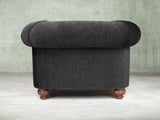 Tillie Chesterfield Snuggler In Jet Funky Cord