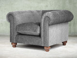 Tillie Chesterfield Snuggler In Slate Funky Cord