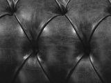 Wilbur 4 Seat Chesterfield Sofa In Black Classic Leather