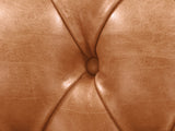 Wilbur 4 Seat Chesterfield Sofa In Ginger Classic Leather