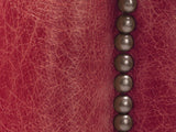 Winston 2 Seat Chesterfield Sofa In Crimson Classic Leather