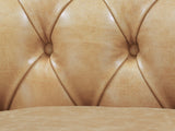 Winston 4 Seat Chesterfield Sofa In Bone Classic Leather