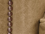 Winston 4 Seat Chesterfield Sofa In Oatmeal Classic Leather