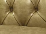 Winston 4 Seat Chesterfield Sofa In Sage Classic Leather