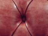 Winston Chesterfield Chair In Crimson Classic Leather