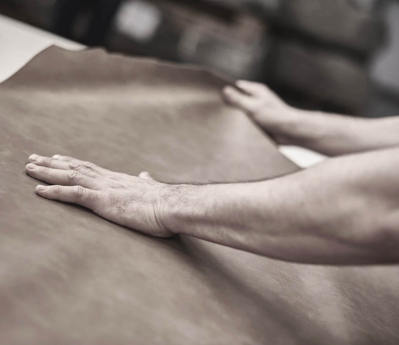 The finest leather hand picked for upholstery