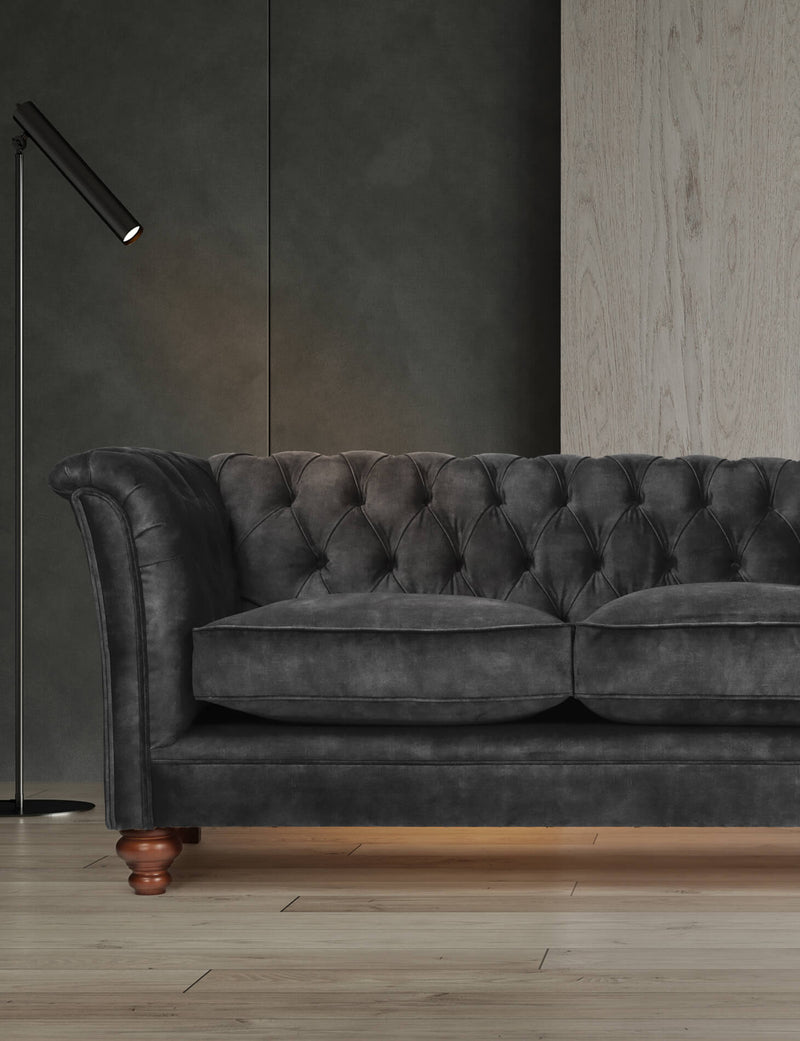 Darcy Velvet Chesterfield Sofa Delivery Information