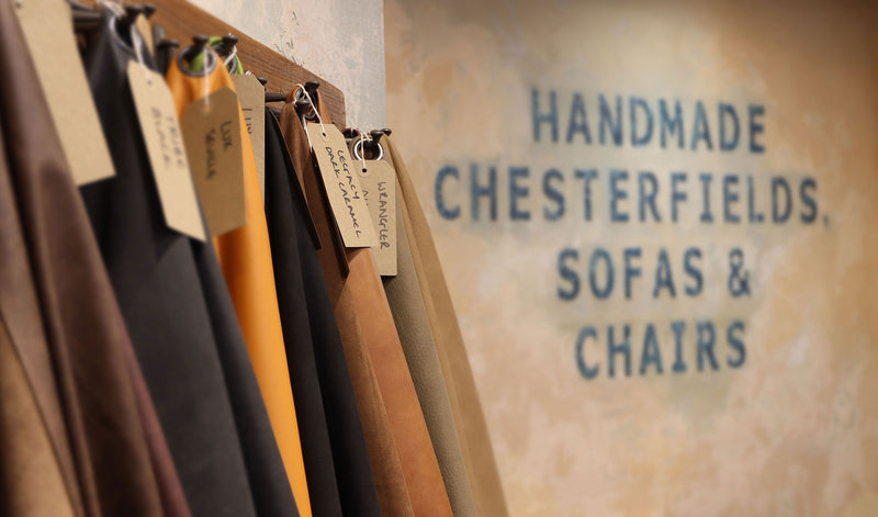 Hanging Leather in Simply Chesterfields Shop