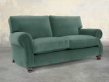 Hetty 2 Seat Sofa In Aqua Lush Velvet