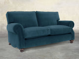 Hetty 2 Seat Sofa In Blue Lush Velvet