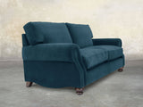 Hetty 2 Seat Sofa In Blue Lush Velvet