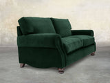 Hetty 2 Seat Sofa In Dark Green Lush Velvet