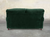 Hetty 2 Seat Sofa In Dark Green Lush Velvet