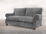 Hetty 2 Seat Sofa In Dove Vintage Velvet
