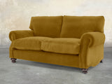 Hetty 2 Seat Sofa In Golden Lush Velvet