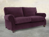 Hetty 2 Seat Sofa In Grape Lush Velvet
