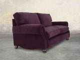 Hetty 2 Seat Sofa In Grape Lush Velvet