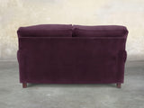 Hetty 2 Seat Sofa In Grape Lush Velvet