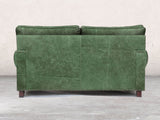 Hetty 2 Seat Sofa In Green Vintage Leather