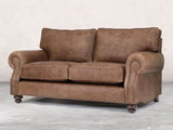 Hetty 2 Seat Sofa In Hickory Vintage Leather