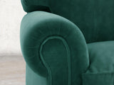 Hetty 2 Seat Sofa In Kingfisher Lush Velvet