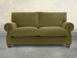 Hetty 2 Seat Sofa In Moss Lush Velvet