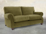 Hetty 2 Seat Sofa In Moss Lush Velvet