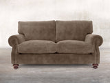 Hetty 2 Seat Sofa In Otter Vintage Velvet