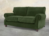 Hetty 2 Seat Sofa In Pine Lush Velvet