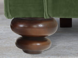 Hetty 2 Seat Sofa In Pine Lush Velvet