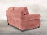Hetty 2 Seat Sofa In Pink Blush Vintage Velvet