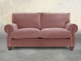 Hetty 2 Seat Sofa In Pink Lush Velvet