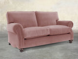 Hetty 2 Seat Sofa In Pink Lush Velvet