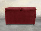 Hetty 2 Seat Sofa In Red Lush Velvet