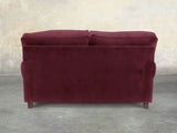 Hetty 2 Seat Sofa In Wine Lush Velvet