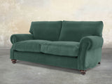 Hetty 3 Seat Sofa In Aqua Lush Velvet