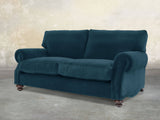 Hetty 3 Seat Sofa In Blue Lush Velvet