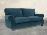 Hetty 3 Seat Sofa In Blue Lush Velvet