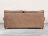 Hetty 3 Seat Sofa In Brown Vintage Leather
