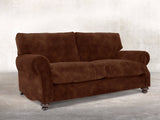 Hetty 3 Seat Sofa In Burnt Umber Vintage Velvet