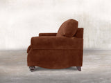 Hetty 3 Seat Sofa In Burnt Umber Vintage Velvet
