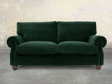 Hetty 3 Seat Sofa In Dark Green Lush Velvet