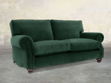 Hetty 3 Seat Sofa In Dark Green Lush Velvet
