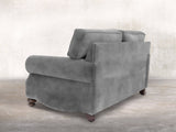 Hetty 3 Seat Sofa In Dove Vintage Velvet
